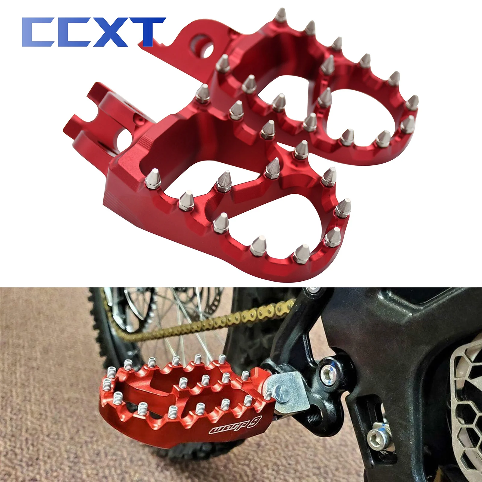 

Алюминиевые Подножки для Honda CR125 CR250 CRF150R CRF250R CRF250X CRF450R CRF450X CR CRF 250R 450R