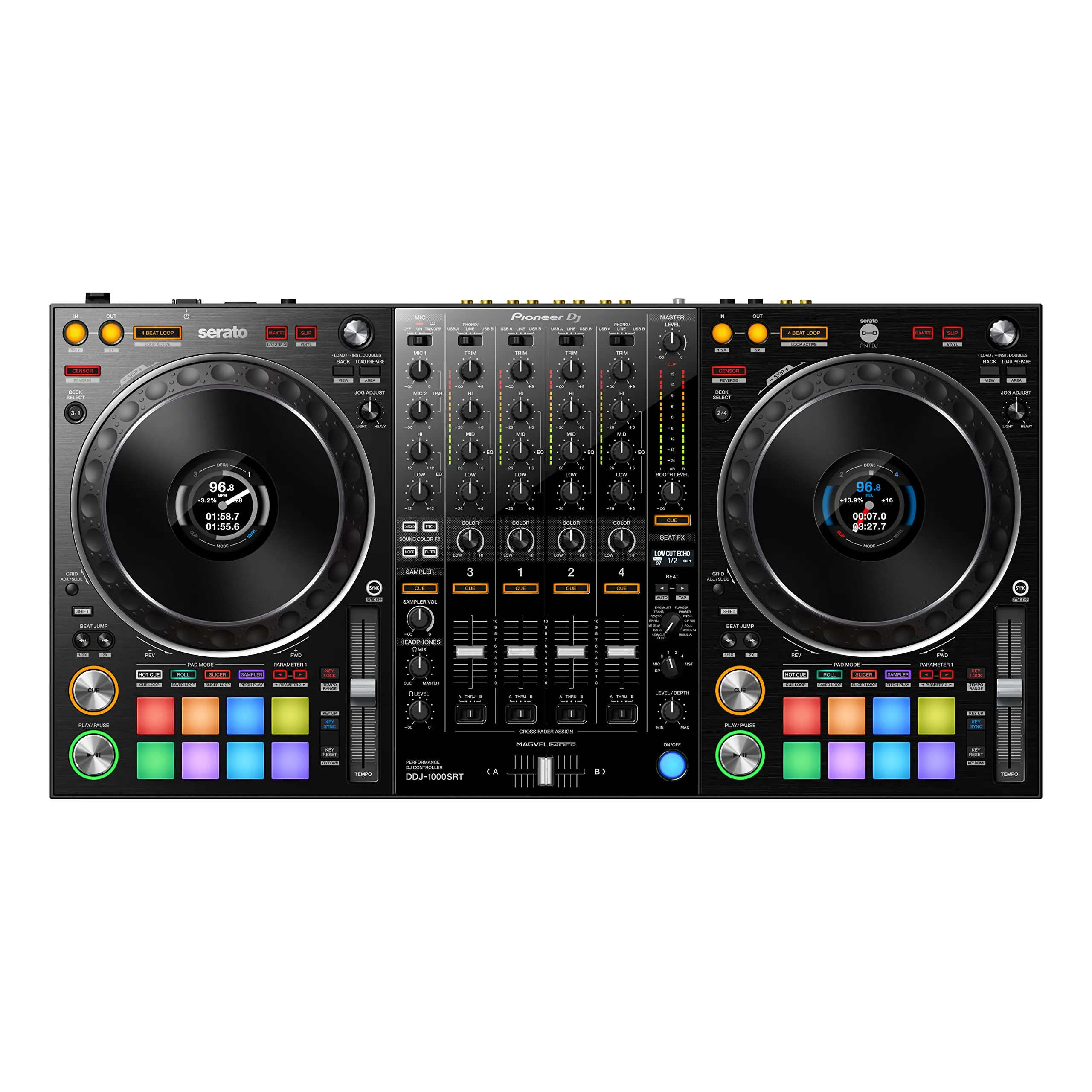 

Pioneer DJ DDJ-1000SRT 4-палубный контроллер Serato DJ