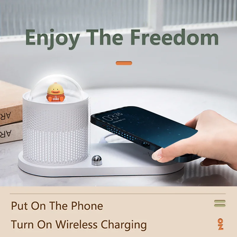 

K21 wireless charger fast charging smart phone led night light 10W 7.5W 5W charging for iPhone 13 12 Pro Max android samsung