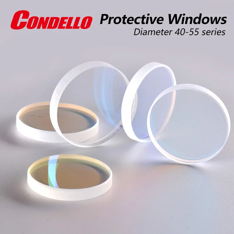 

Condello Laser Protective Lens D40-D55 Silica Protection Windows for Precitec Raytools WSX Fiber Cutting Welding Machine Head