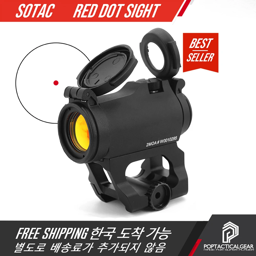 Sotac Gear AP 1x20mm 2MOA Red Dot Reflex Sight With 1.57,1.93,2.26Inch Scope Mount Prefect Replica as the AP original Marking
