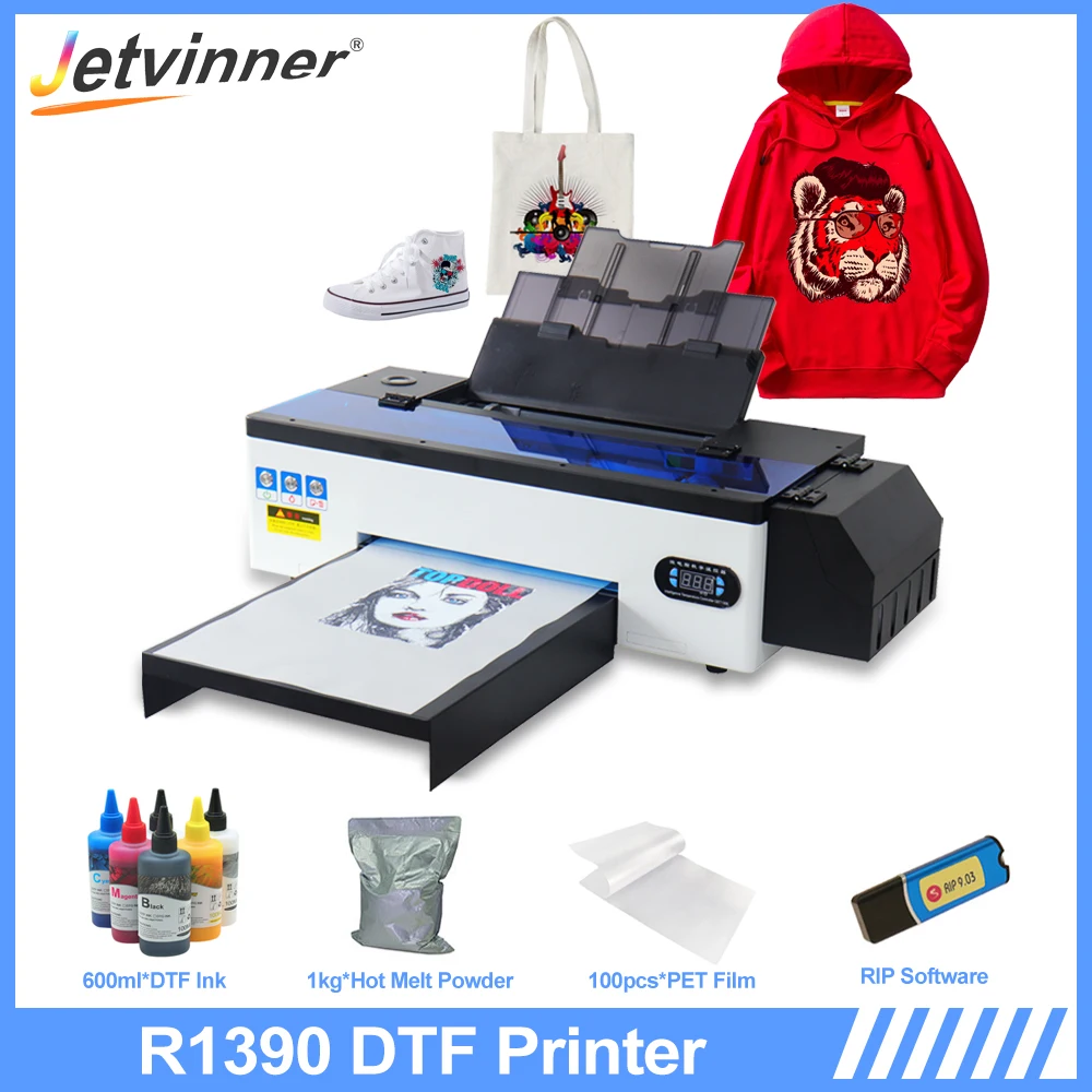

A3 DTF Printer Inkjet Direct Transfer Film Printing TShirt Garment Fabric Printing Machine With DTF Ink DTF PET Film