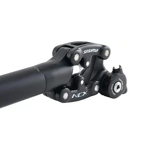Подседельный штырь SR SUNTOUR SP12 NCX с защитным чехлом VK1919 31,6X350 мм, черный,
