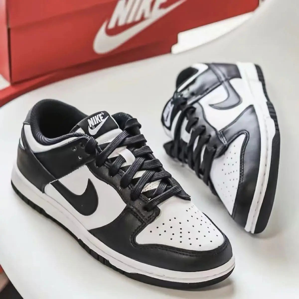 Полностью оригинальные черно - белые панды многофункциональные кроссовки для