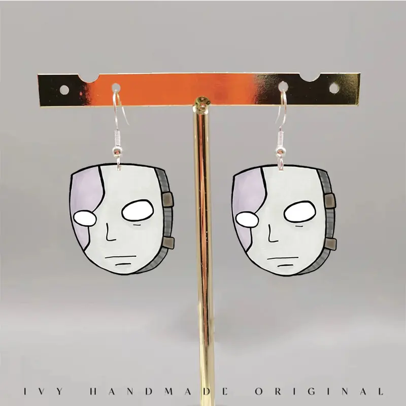 Висячие серьги с лицом Салли акриловые украшения в виде приключений страшная