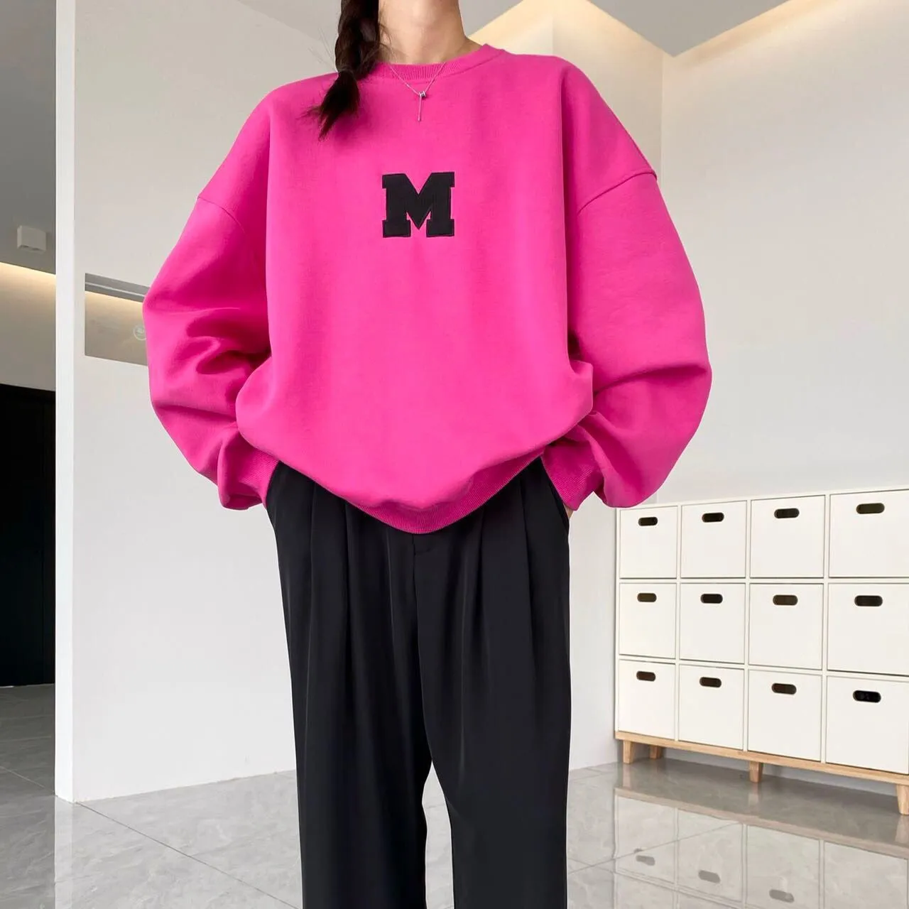 Женский свитер с вышивкой модный тонкий пуловер большого размера круглым