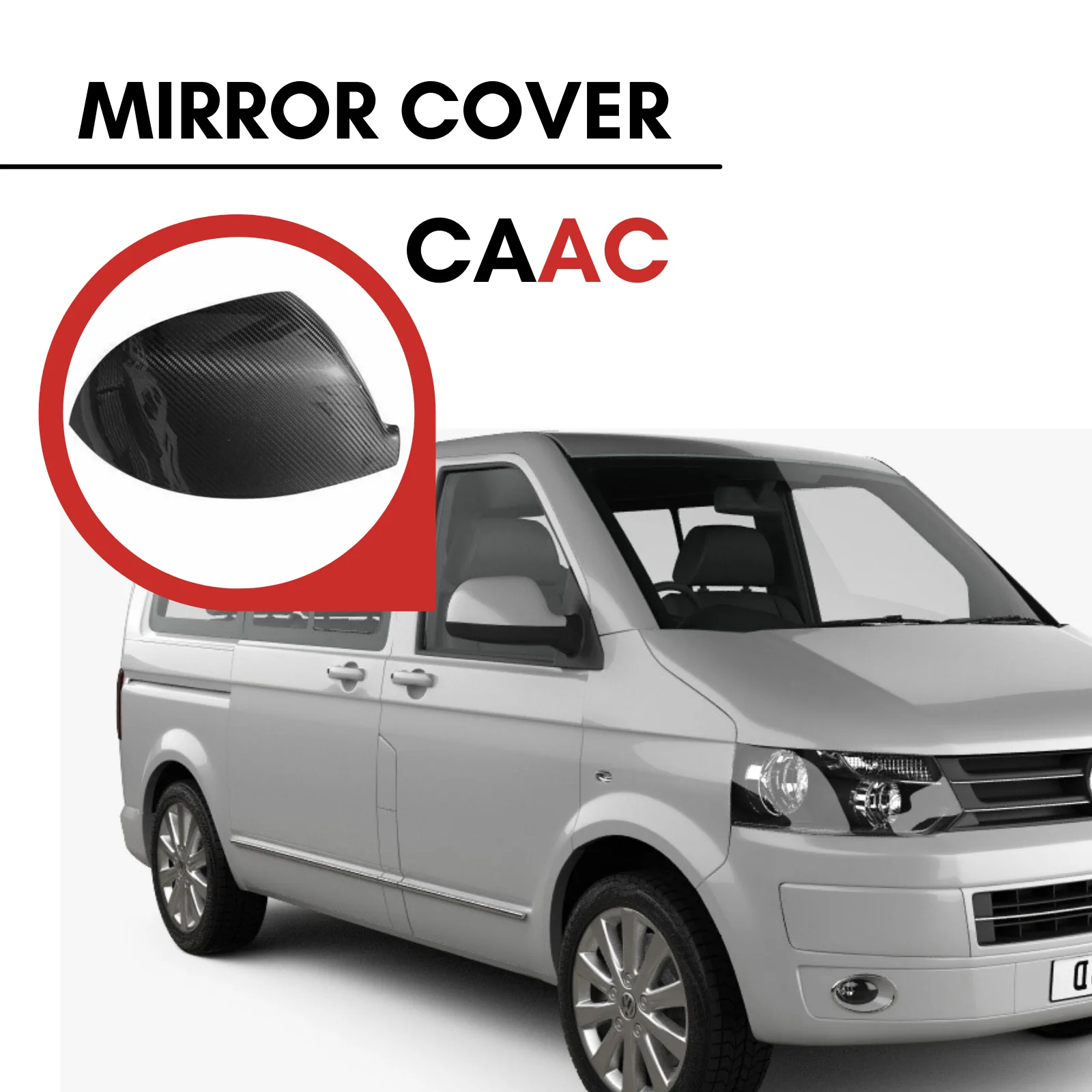 

Боковая крышка зеркала из углеродного волокна для VW T5 CARAVELLE 2010-2015, 2 шт., монтажная фурнитура с черным отверстием для воздуха, аксессуары для н...