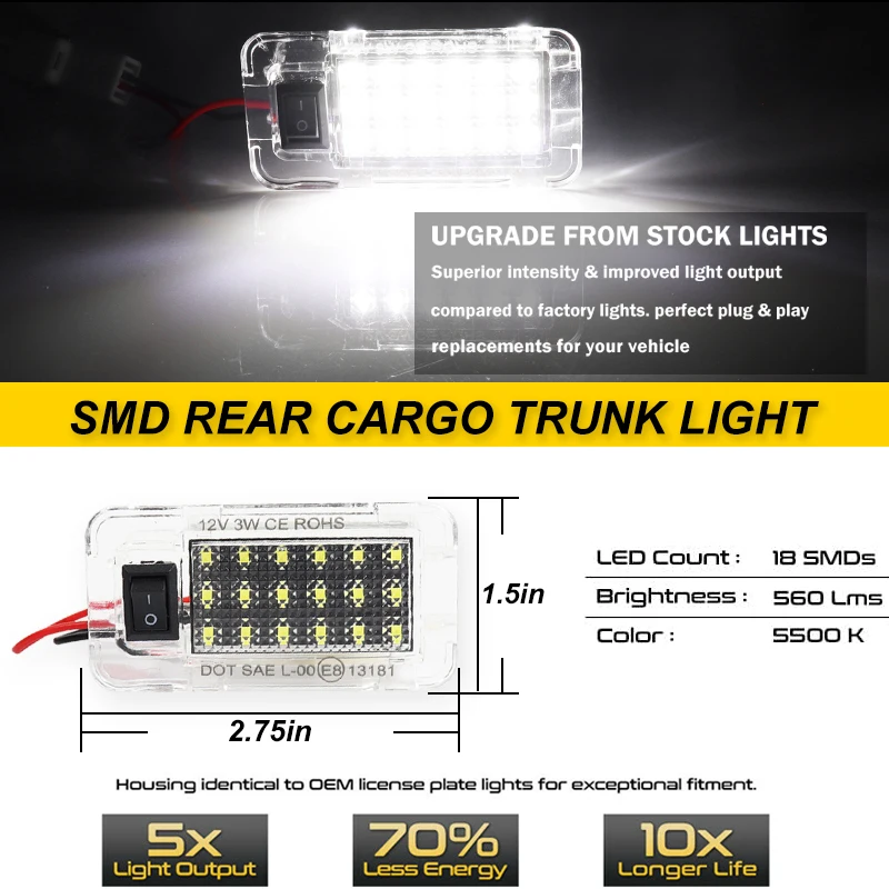 1 шт. для Toyota Rav4 MK5 XA50 светодиодные фонари багажника внутренние лампы багажного