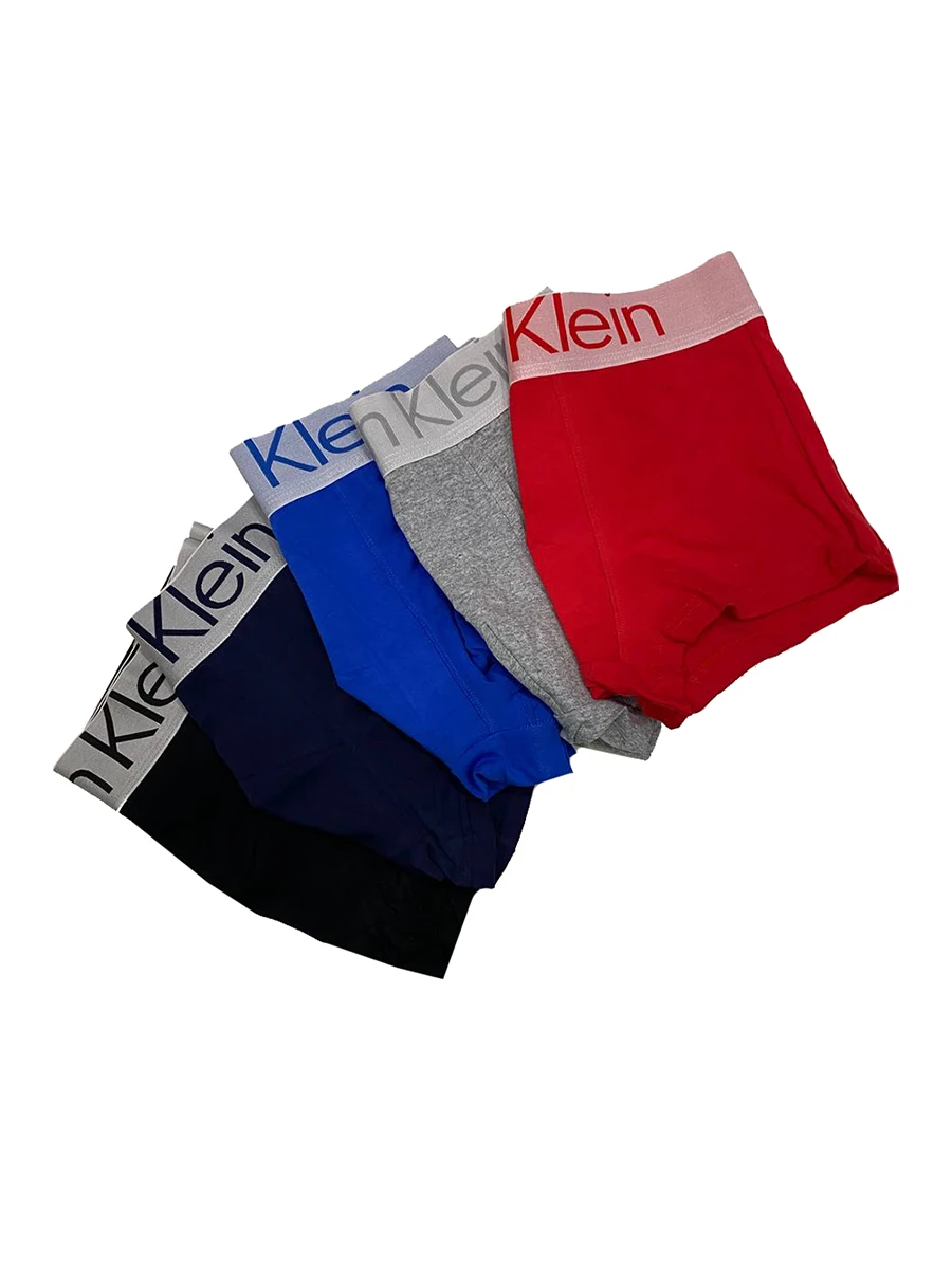 Трусы мужские СК набор 5 шт в коробке боксеры хлопковые трусы-шорты с надписью