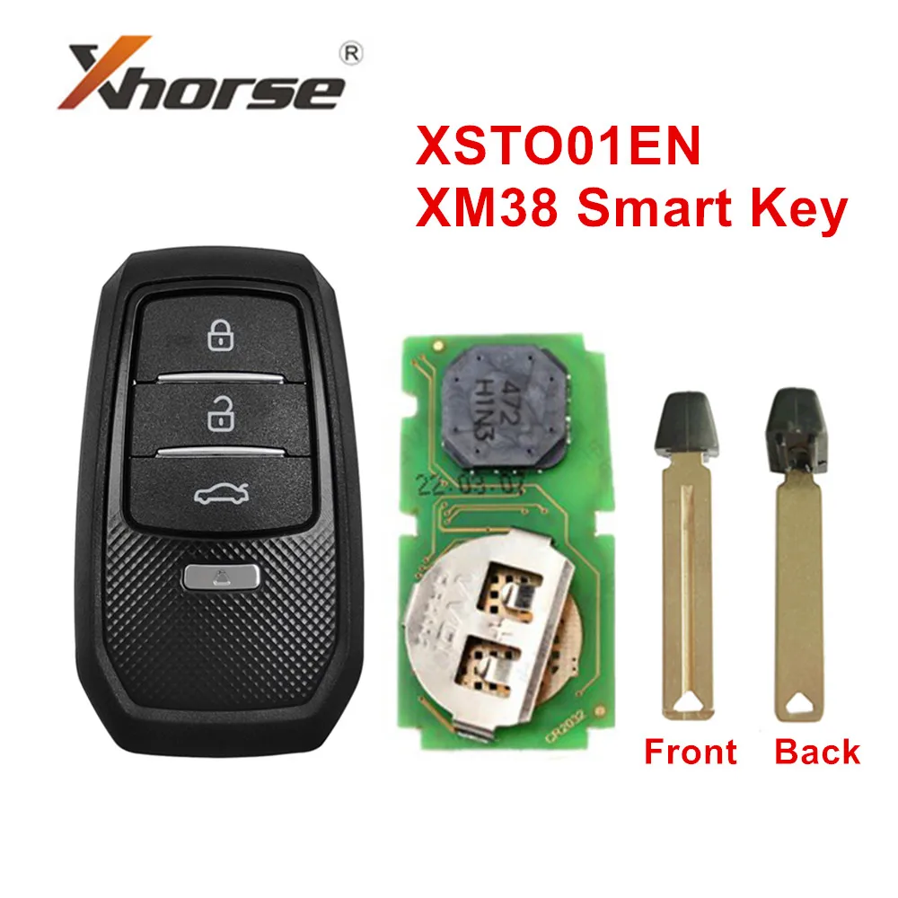 XSTO01EN Xhorse VVDI Универсальный смарт-ключ для Toyota XM38 4D 8A 4A Все в одном для KEY TOOL Max Plus Pad VVDI2 Мини на.