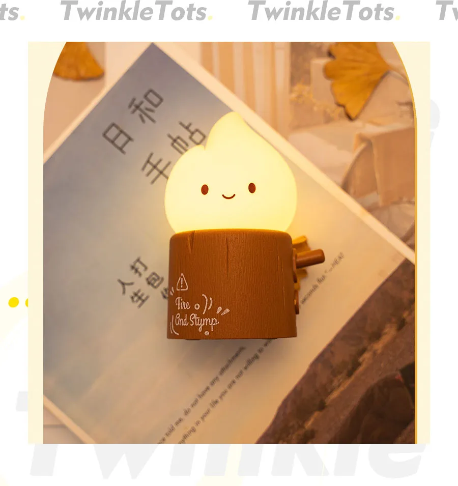 Пламенная свеча ночные огни USB аккумуляторное освещение креативное украшение