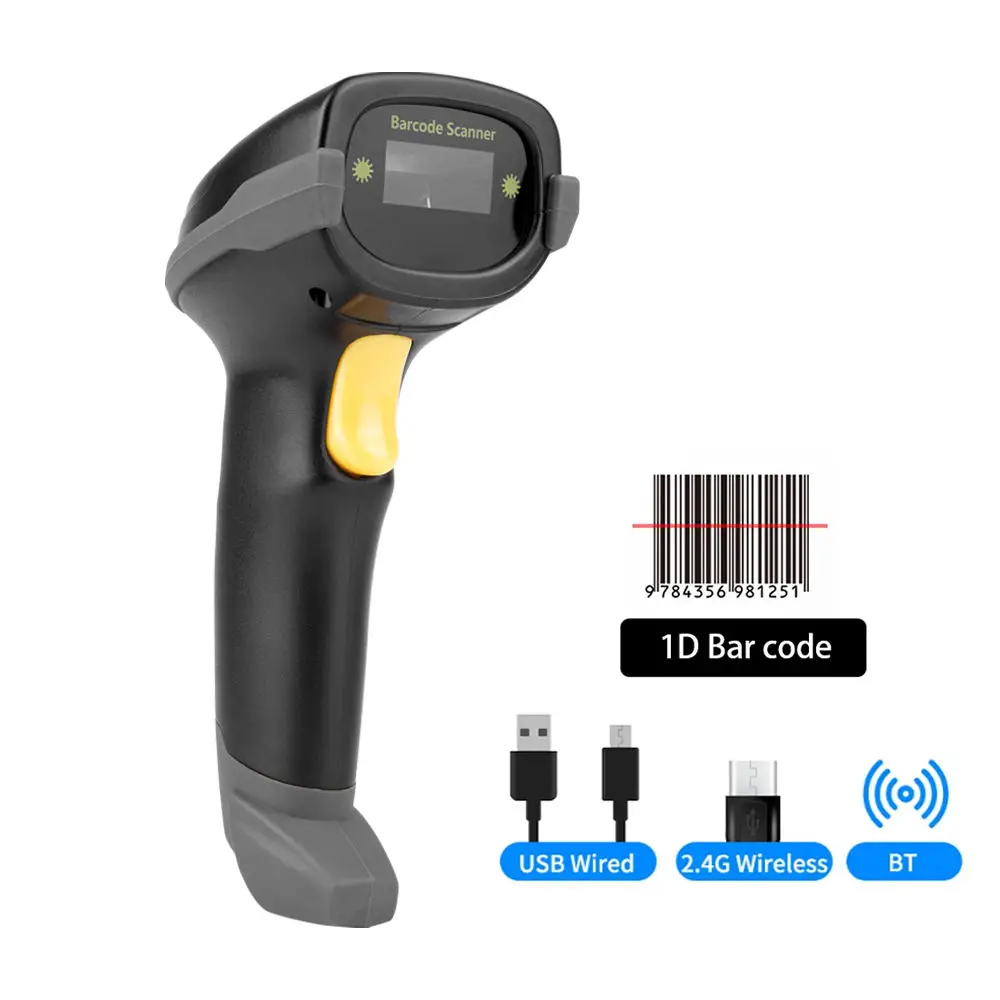

WODEMAX 1D Laser Automatic Sensing Scanning Commercial Bar Code Reader High Speed Handheld Barcode Scanners