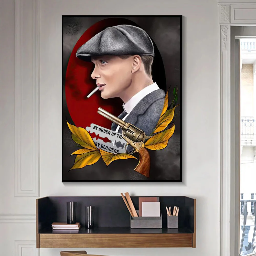 Классические Постеры для телевизора в гангстерском стиле изящные