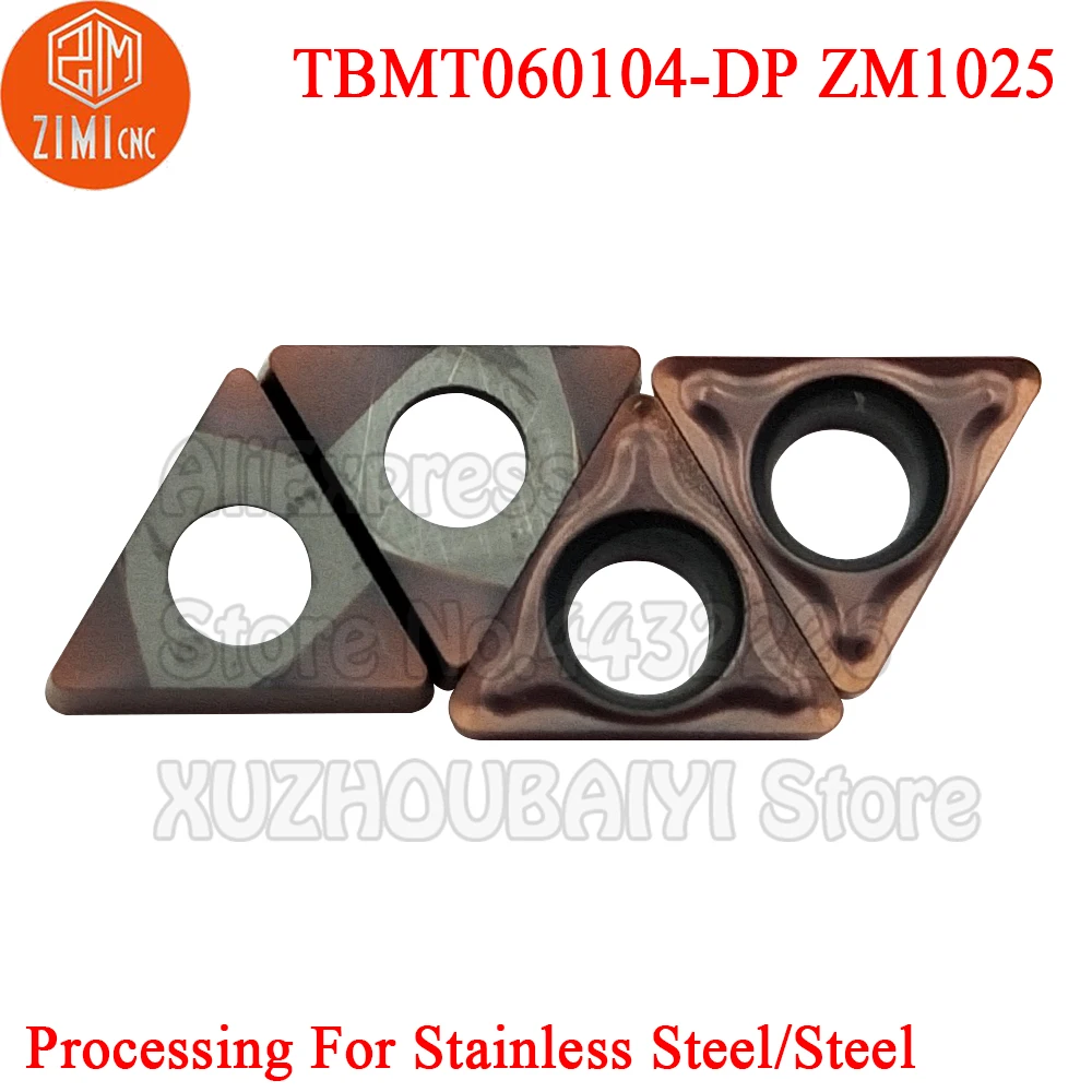 

10pcs TBMT060104 TBMT060104-DP TBMT 060104 Carbide Inserts Turning Tools Small diameter finishing Lathe Cutter metal cutting too