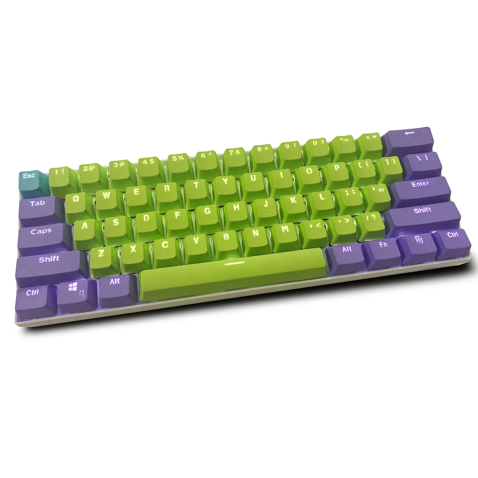 

RK 61 Keycaps PBT Material OEM Highly Keycaps, Backlit Two-Color Mechanical Keyboard Keycaps (Keycaps Only Sold)