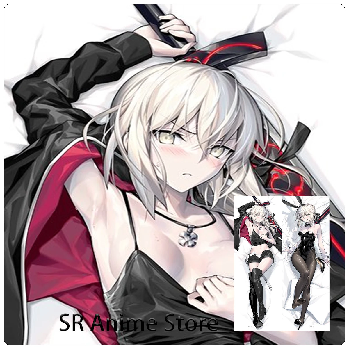 Наволочка для подушки Dakimakura с рисунком судьбы саблей обнимания украшение