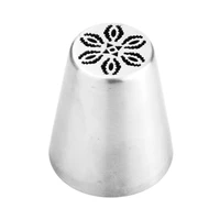 20pcslotfree shipping fda high quality stainless steel 188 cake decoration large russian flower icing nozzle bno63