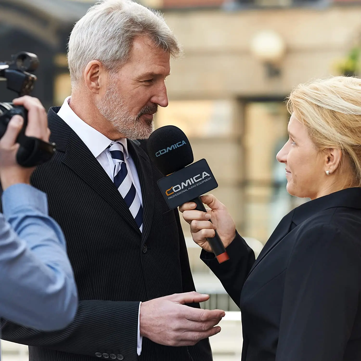 Comica HR-WM Handheld Adapter For Wireless Microphone Detachable Adapter Suitable For Interview Report Mic Accessories