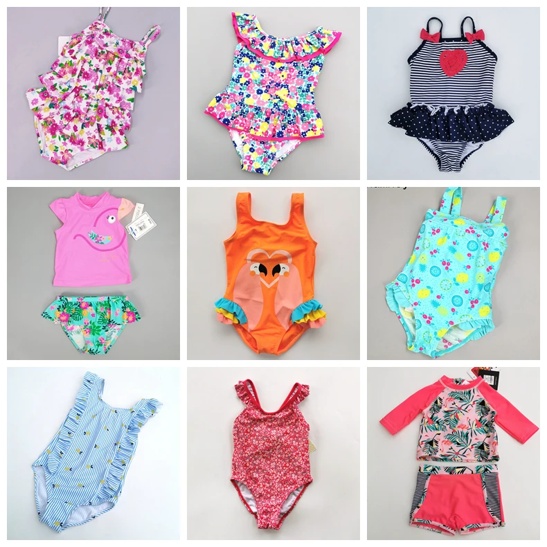 Chumhey 0-3 Years Baby Girls Swimwear Infant Swimsuit Bebe One Piece Bath suit Kids Summer Bathing Suit Babies Swimming Suit