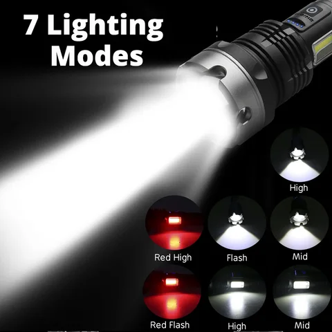 TRLIFE 8000000 LM XHP360+COB Фонарик