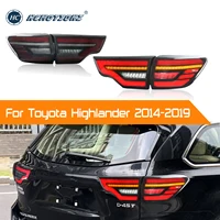 HCMOTIONZ Car Styling Tail Lights Assembly for Toyota Highlander 2014 2015 2016 2017 2018 2019 DRL Auto LED Back Lamps