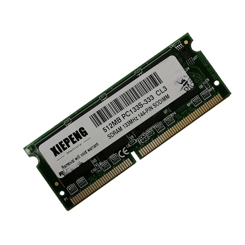 ОЗУ So-Dimm 512Mb PC-133, 144-pin, SDRAM Xiepeng-Samsung 512Mb PC133S-333 CL3