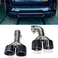 ak mufflertip exhaust tip for bmw x3 g01 g08 25i muffler tip black exhaust pipe tailpipe stainless steel 4 out car exhaust