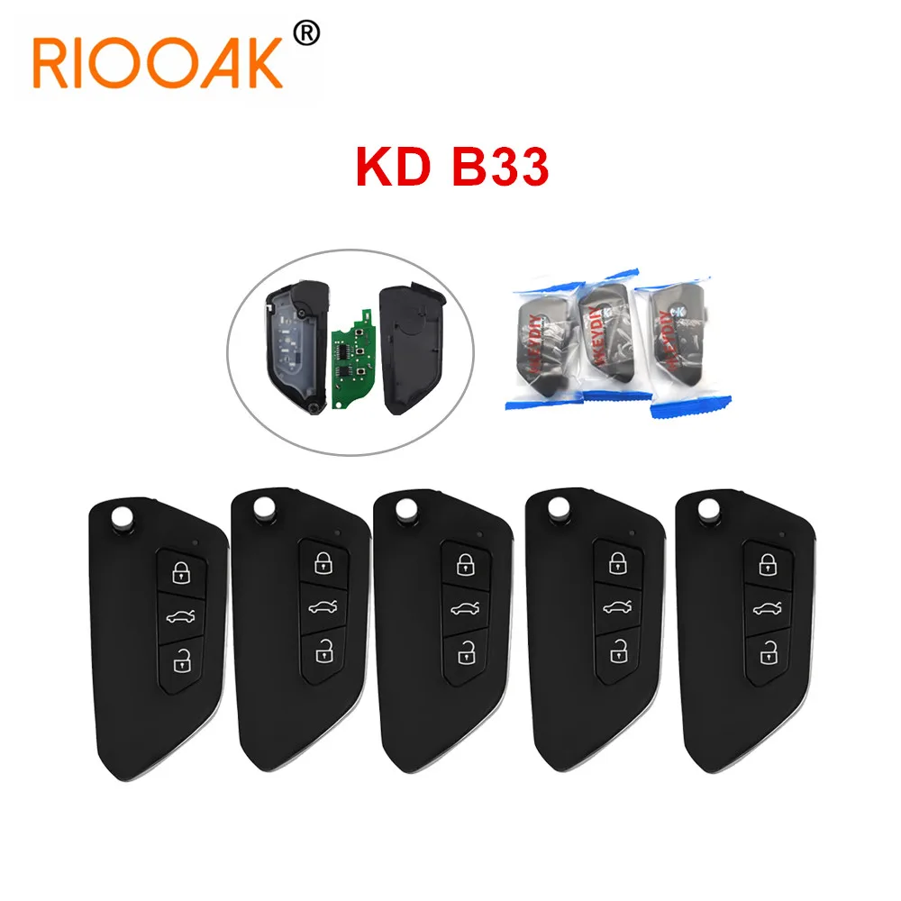 

1/2/3/5pcs New Arrival KEYDIY KD B33 Universal B Series KD Remote Car Key For KD900/MINI KD KD-X2 KD-MAX KD MAX Key Programmer