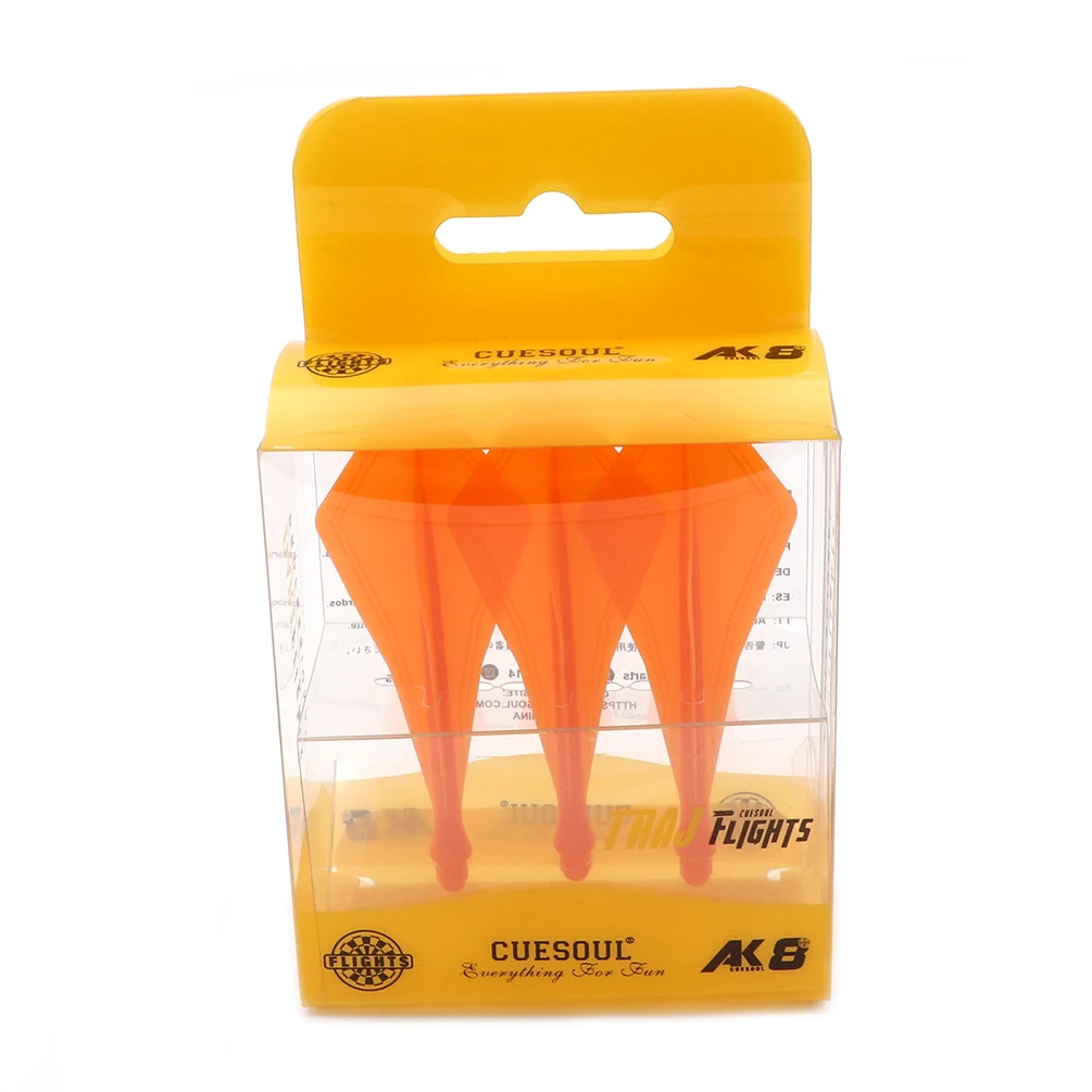 CUESOUL TRAJ AK8 Интегрированный вал для дротика и полеты ромбовидной формы — оранжевый