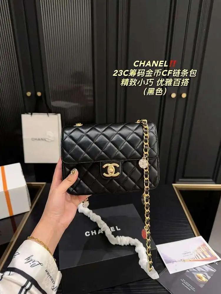 точная копия 1:1 Сумка Chanel Из ВолоВьей Кожи 19см*12см |