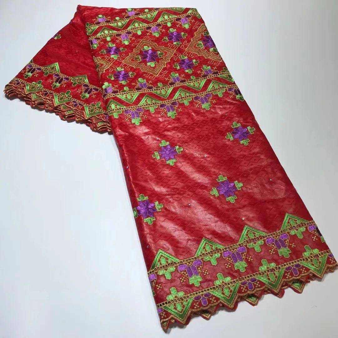 

Bazin Riche Brode 2022 New Atiku Fabrics For Lady Garment High Quality African Lace Fabric 100% Cotton Brocade 5Yards