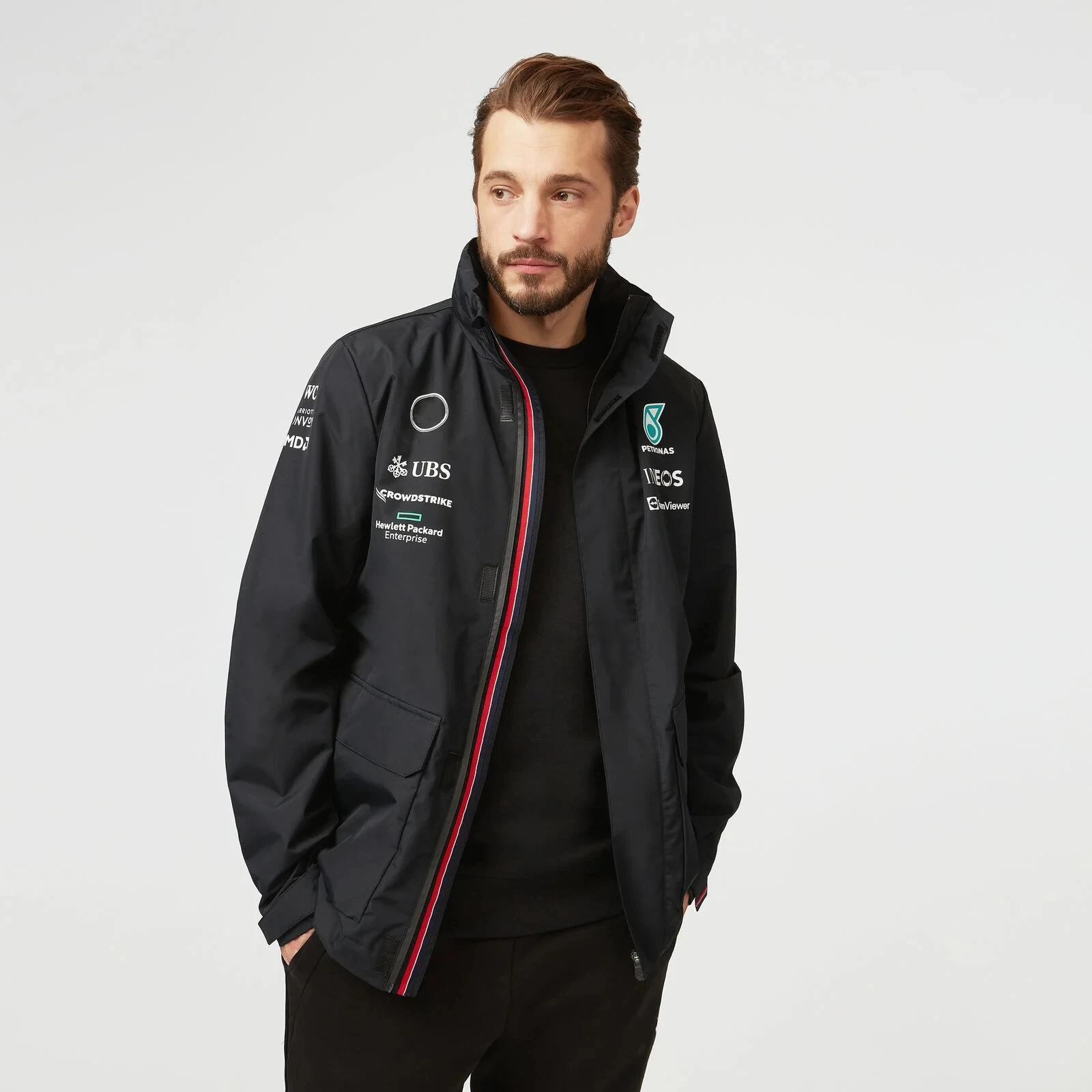 Новинка 2022, куртка от дождя для команды Петронас, F1 гоночная Мужская куртка, рубашка для команды формулы 1, последняя модель 2022-2020 F1, куртка дл...