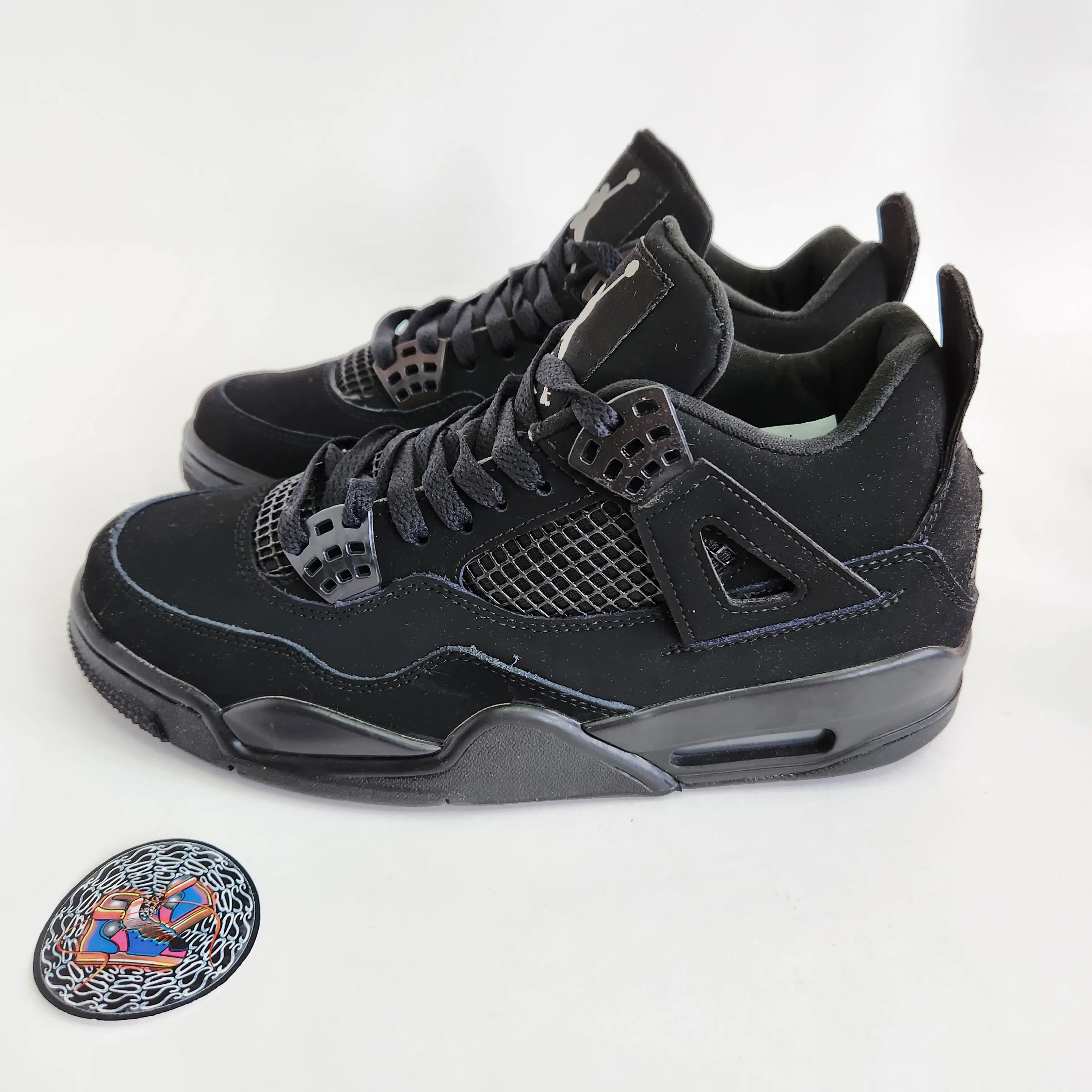 Кроссовки Air J 4 Retro Black Cat для повседневной носки и