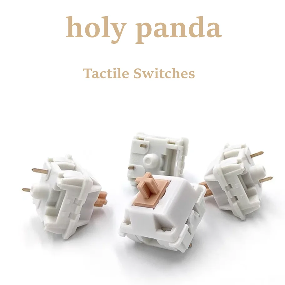 Tactile Keyboard Switches Holy Panda 67g 3 Pin Mechanical Keyboard Custom Switch POM Axis DIY hot swap For GK61 TM980 TESTER 68