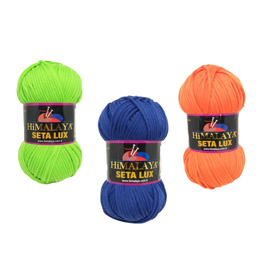 

3 PCS With Seta Lux Hand Knitting Yarns, Men's And Women's Sweaters, Cardigans, Shawls, Berets, Scarves And Many Other Clothing