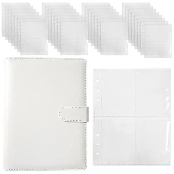 Папка для покера в пастельном стиле &quotМакарон&quot с 6 отверстиями (в комплекте 30