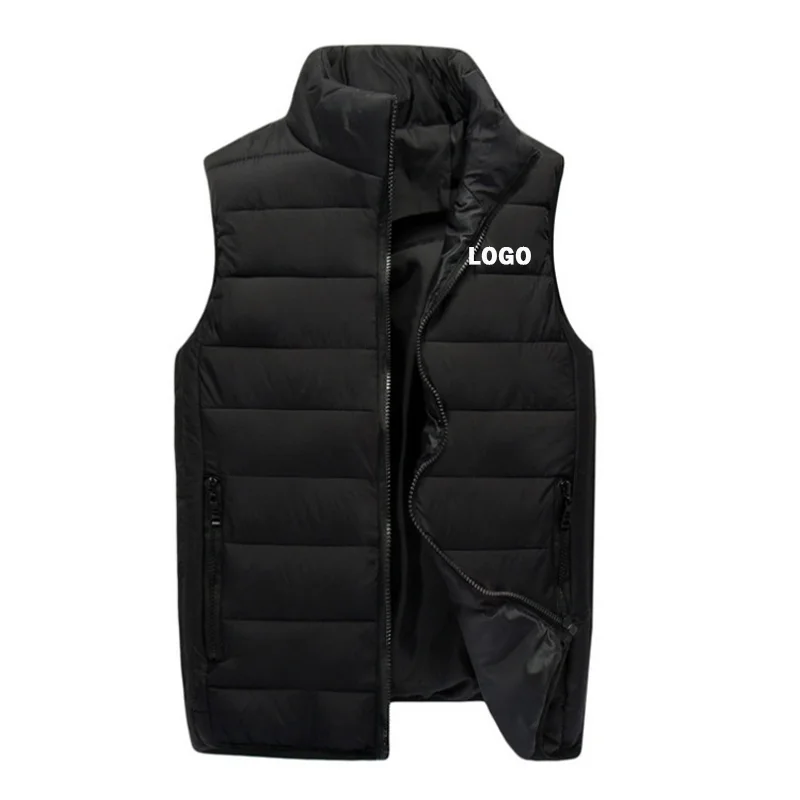 Куртка на заказ осенне-зимняя мужская теплая жилетка без рукавов модная