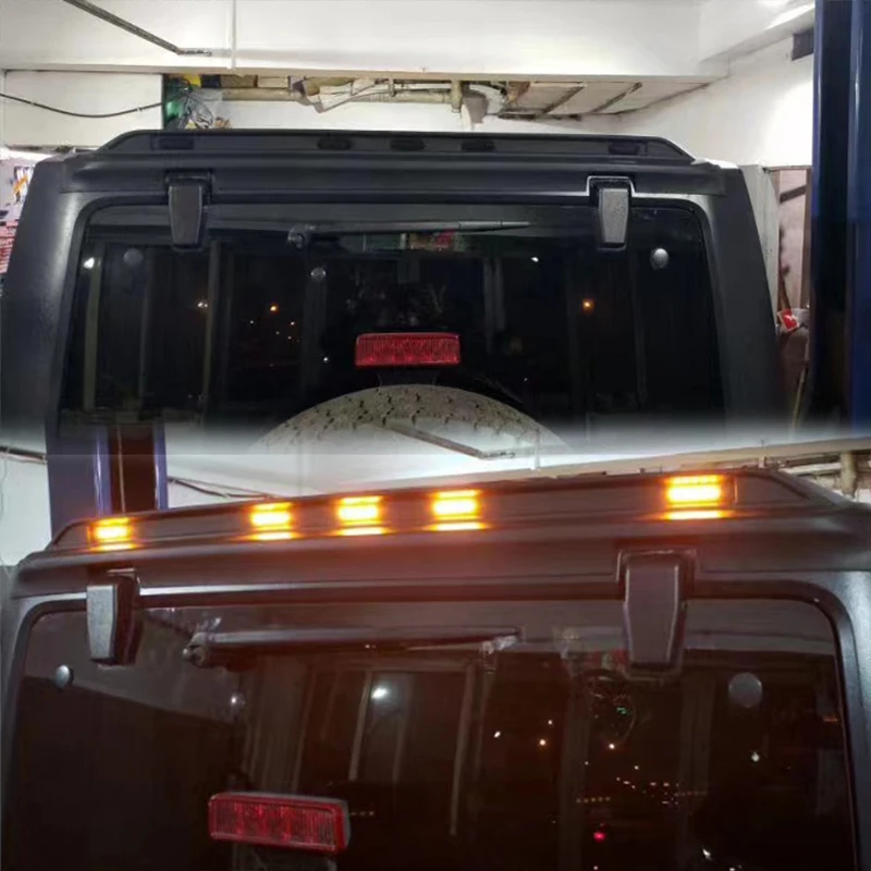 Для Jeep Wrangler JK JL 2007-2022 спойлер на крышу отделка крыла светодиодсветильник РА капот