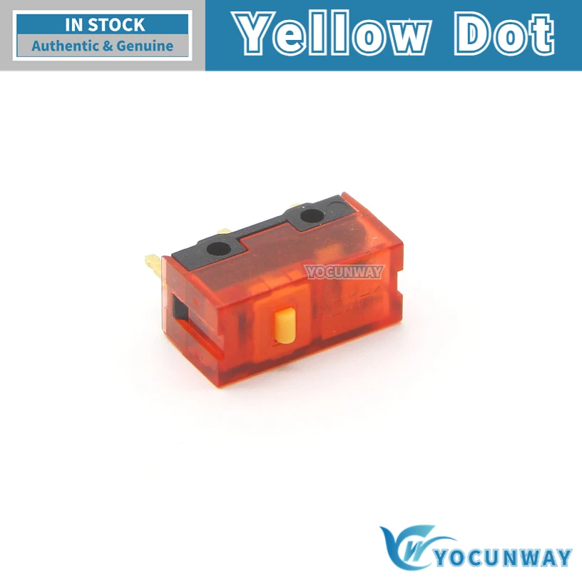 2024 новый оригинальный HCNHK микро-переключатель фиолетовый прозрачный оболочка желтая зеленая точка 150 миллиона срок службы черная розовая точка для Logitech