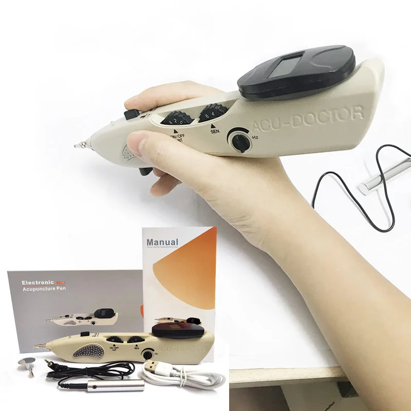 

massageador corporal Electronic Acupuncture Pen Meridian Massager Acupoint Detection Pen for Body Face Massage Muscle Stimulator