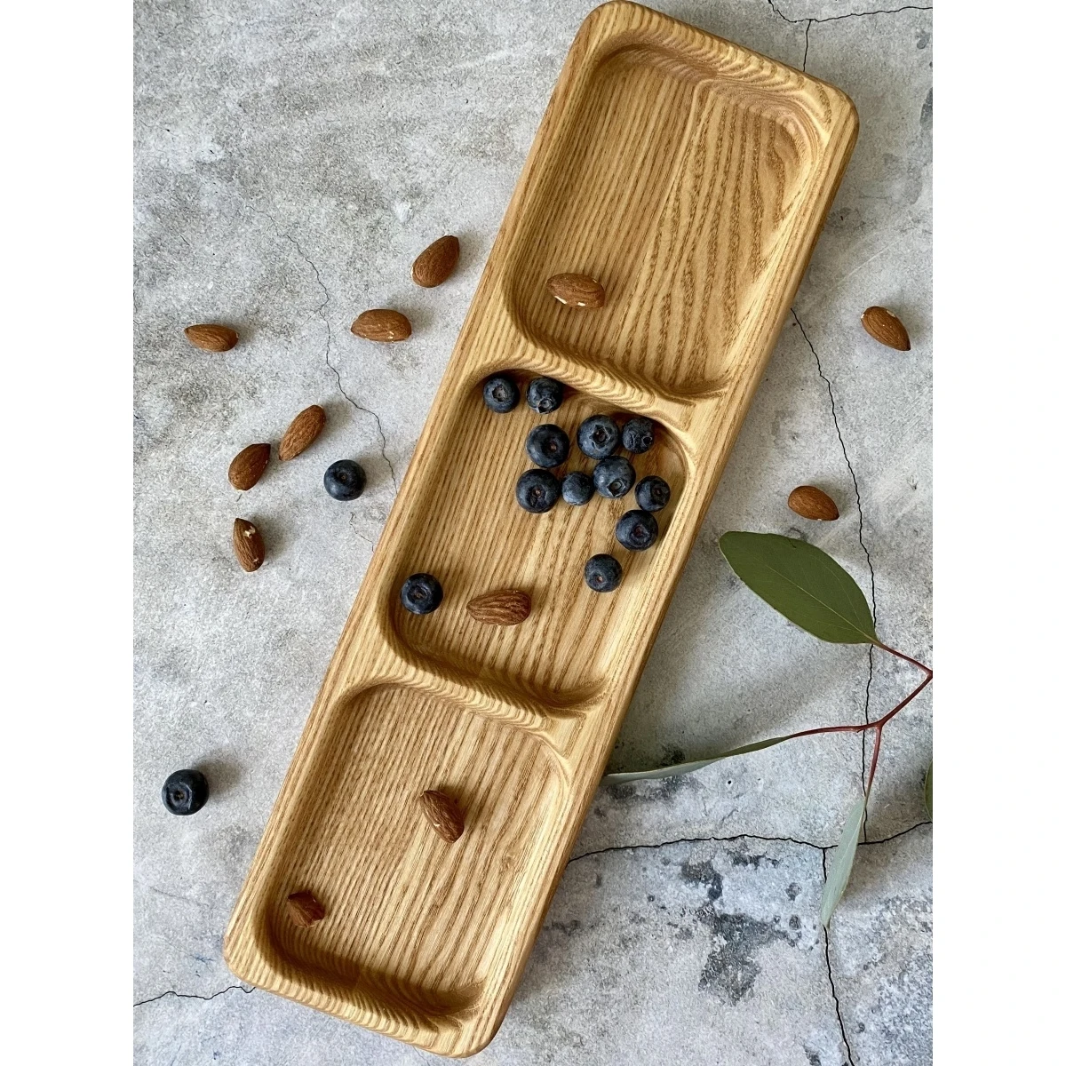 Менажница из натурального дерева Blessed HOME / для сервировки стола &quotПрямоугольник 3