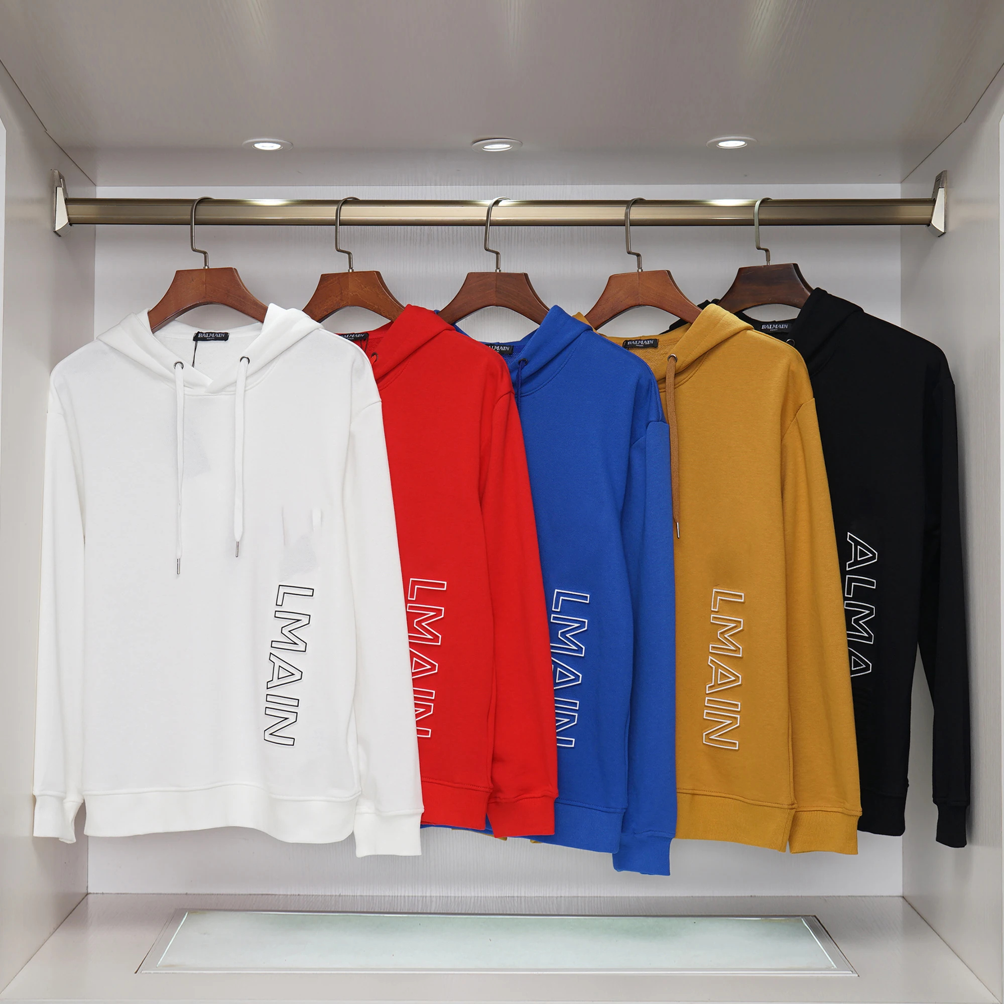 

2023 High quality pure cotton terry hoodie luxury brand heavyweight sports sweater for both men and women in autumn and winter