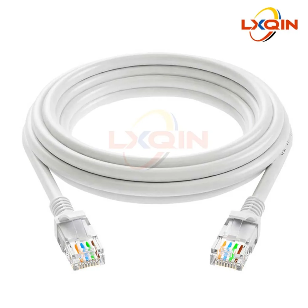 Сетевой Кабель для принтера LXQIN для китайской машины CAT6E TCP/IP, сетевой кабель для принтера, подключение к компьютеру