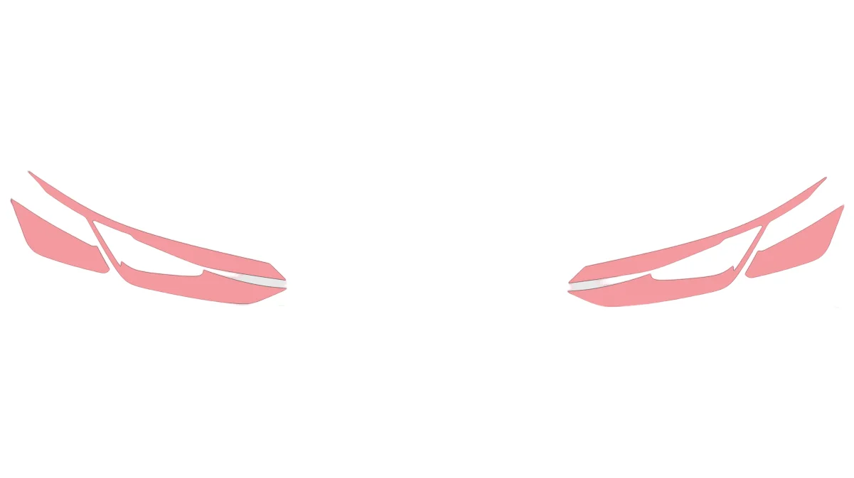 Плёнка для оклейки фар на автомобиле KIA EV6 (2022-) |