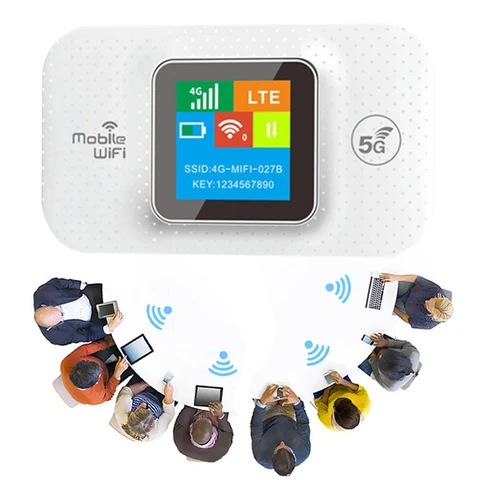 Мобильный WiFi-маршрутизатор 4G LTE со слотом для SIM-карты, беспроводной маршрутизатор-ретранслятор 150 Мбит/с, Беспроводной Wifi-модем для домашнего офиса, кемпинга на колесах