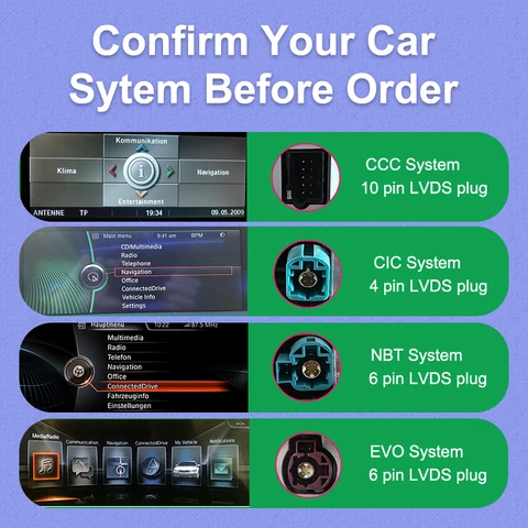 AUTOTOP 10,25 "Android 14 автомобильный беспроводной мультимедийный плеер Carplay для BMW 1/2/3/4 серии F20/F21/F22/F30/F31/F32/F33/F34/F36