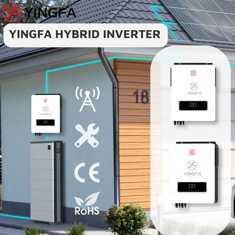 Гибридный инвертор YINGFA 8 2 кВт/10 кВт зарядка Mppt 160 А двойной выход 48 В постоянного