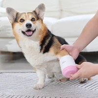 pet dog paw cleaning cup soft silicone combs portable dog foot washer cup for dirty dog paw clean brush quickly clean supplies