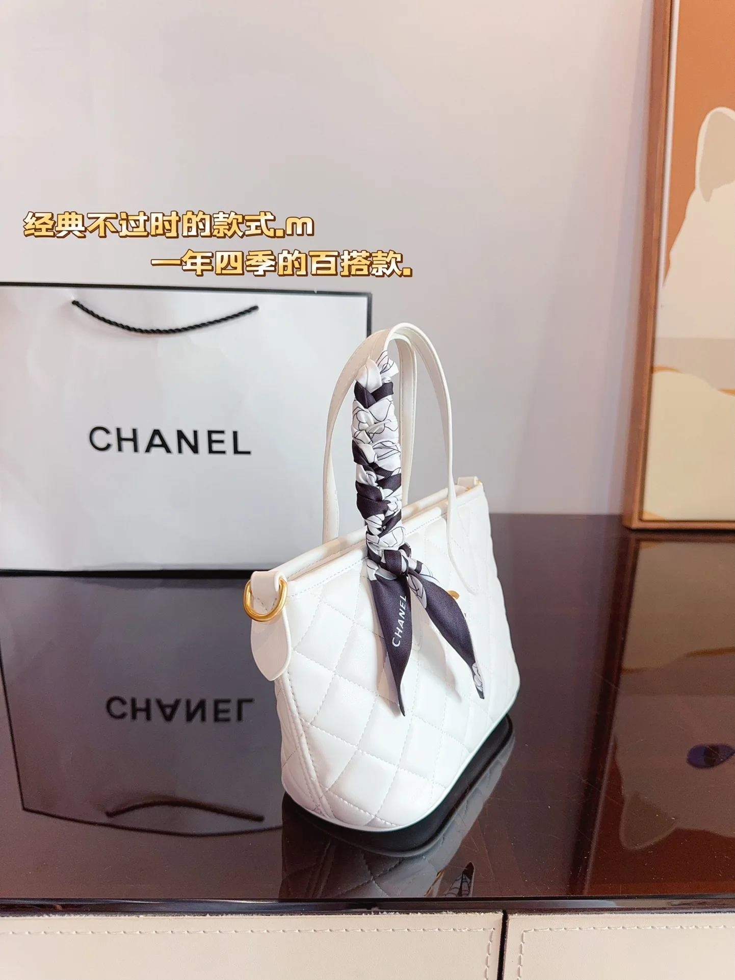 Сумки на плечо Chanel Женская новая сумка высокое качество через Кожаная мода