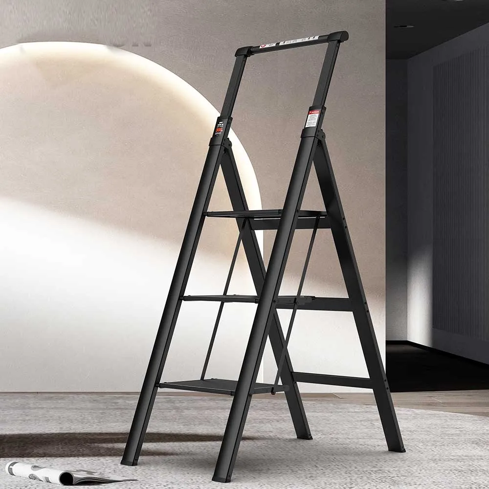 

Manufacturers Burst Direct Sales Wholesale Price 3 Step Home Decoration Garden Stool Multi-Purpose Space Saving Folding Ladder